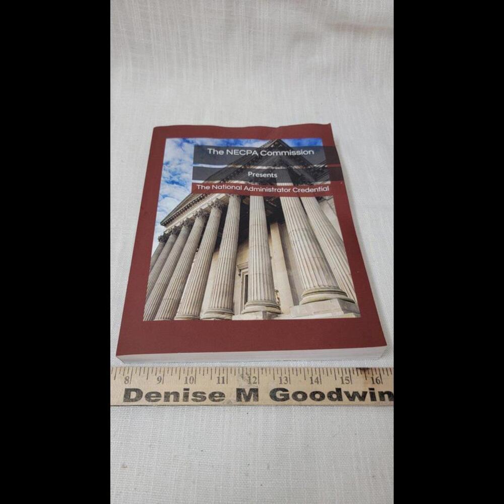 The NECPA Commission Inc.
The National Administrator Credential book